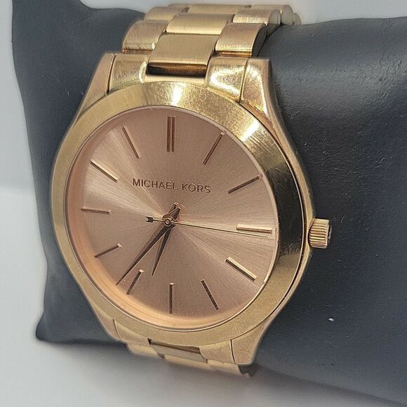 Michael Kors Runway MK3197 Unisex Stainless Steel Analog Dial Quartz Watch BC680 - Picture 2 of 10